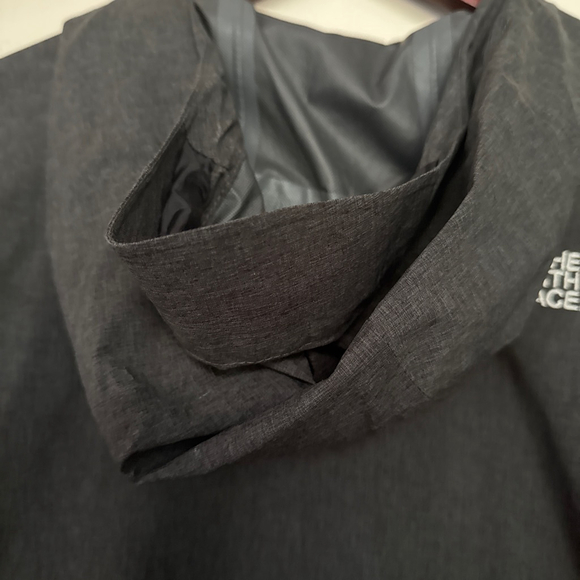Women's The North Face HyVent Ski Snow Rain Jacket L Charcoal Black - Picture 8 of 11